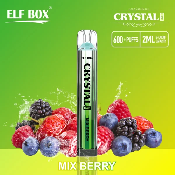 ELF BOX CRYSTAL BAR 600 Rookwolken 0% 2% 5% Nicotine Oplaadbare Wegwerpvape Bulk Koop Groothandel - HoldVape - 8