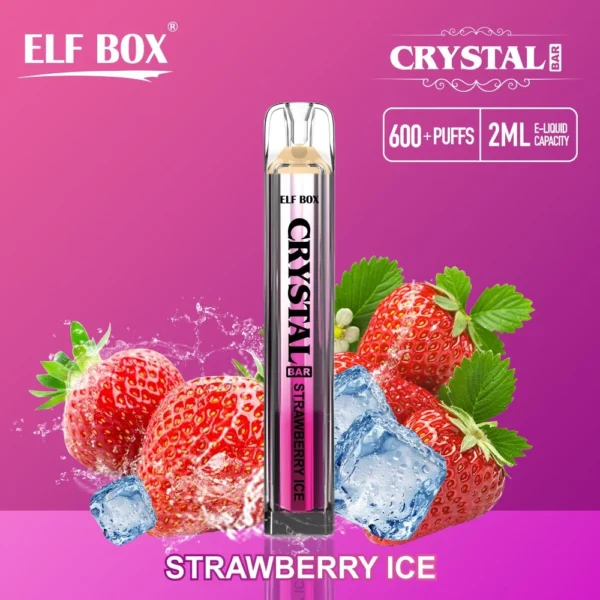 ELF BOX CRYSTAL BAR 600 Rookwolken 0% 2% 5% Nicotine Oplaadbare Wegwerpvape Bulk Koop Groothandel - HoldVape - 10