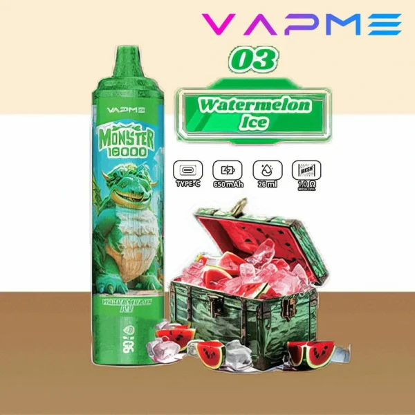 Vapme Monster 16000 Puffs 2% 5% Nicotine Rechargeable Disposable Vapes Bulk buy Wholesale - HoldVape - 6