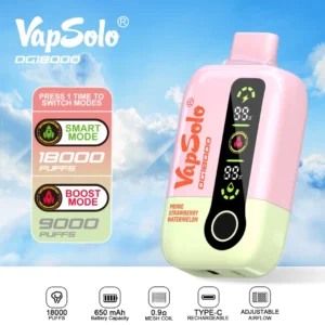 Vapsolo DG 18000 Puffs 2% 5% Penna per vaporizzatori usa e getta ricaricabile a basso contenuto di nicotina Acquista all'ingrosso - HoldVape - 7