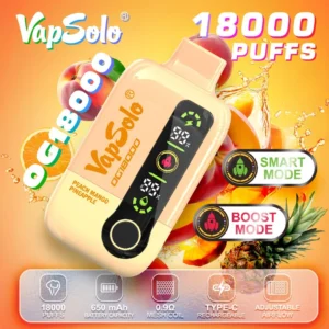 Vapsolo DG 18000 Puffs 2% 5% Penna per vaporizzatori usa e getta ricaricabile a basso contenuto di nicotina Acquista all'ingrosso - HoldVape - 9