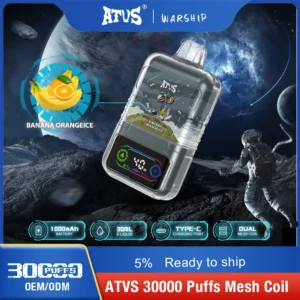 ATVS 30000 Puffs Dual Mesh 5% Nikotinarm, wiederaufladbar, Einweg-Vapes, Stift, Großpackung kaufen – HoldVape – 13