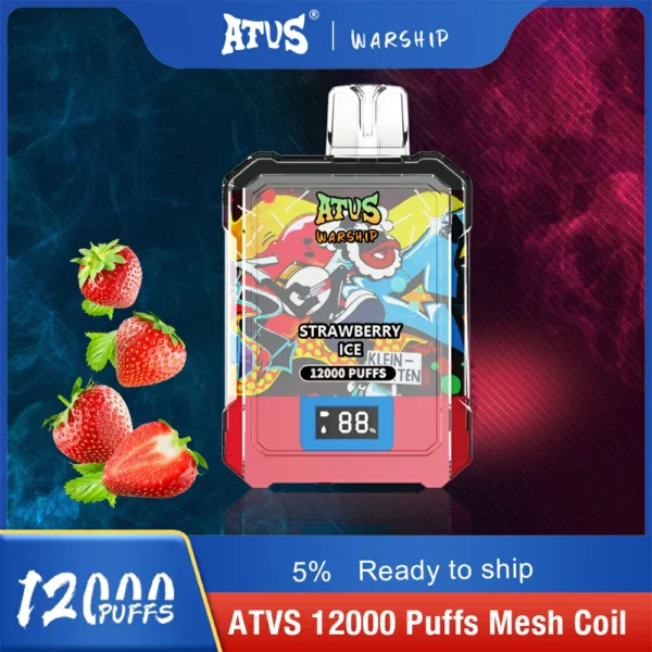 Atvs Warship 12000 Puffs 5% Low Nicotina Rechargeable Vapes Pen vrac Cumpărați cu ridicata - HoldVape - 7