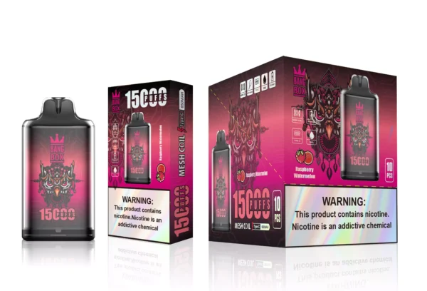 Bang Box S1 15000 Puffs 0% 2% 3% 5% Caneta Vapes Descartável Recarregável com Baixa Nicotina em Massa Comprar Atacado - HoldVape - 8