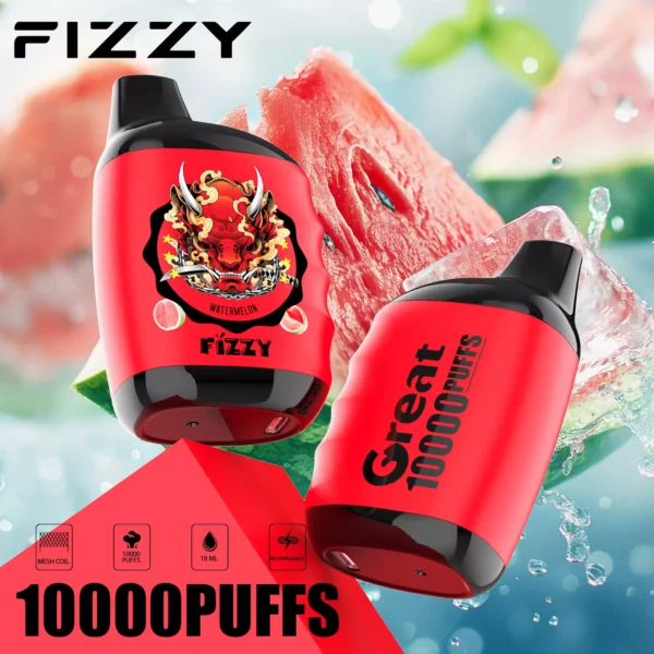 Fizzy Great 10000 Puffs 2% 5% Low Nicotine Rechargeable Disposable Vapes Pen Bulk Buy Wholesale - HoldVape - 2