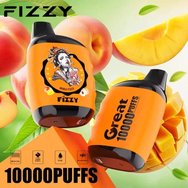 Fizzy Great 10000 Puffs 2% 5% Low Nicotine Rechargeable Disposable Vapes Pen Bulk Buy Wholesale - HoldVape - 7