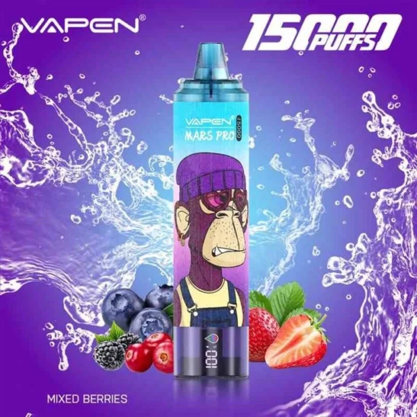 VAPEN Mrs Pro 15000 Puffs 2% Alacsony nikotin tartalmú újratölthető eldobható Vapes Pen tömeges vásárlás Nagyker - HoldVape - 4