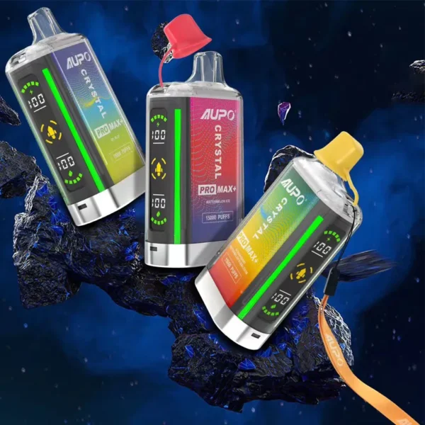 AUPO 15000 Puffs PRO MAX Crystal Dual Mesh 2% Low Nicotine Rechargeable Disposable Vapes Pen Bulk Buy Wholesale - HoldVape - 1