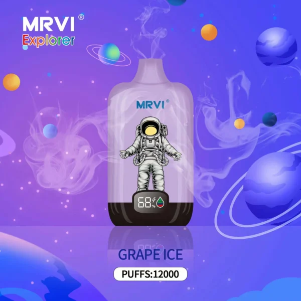 MRVI Explorer 12000 Puffs Digital Screen 2% 3% 5% Low Nicotine Rechargeable Disposable Vapes Pen Bulk Buy Wholesale - HoldVape - 3