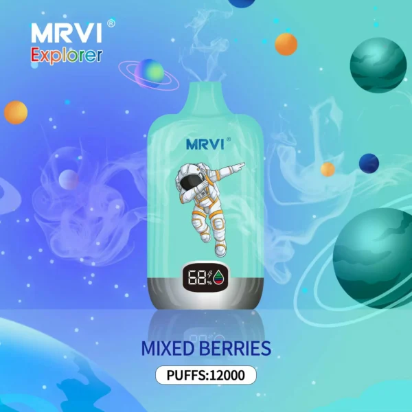 MRVI Explorer 12000 Puffs Digital Screen 2% 3% 5% Low Nicotine Rechargeable Disposable Vapes Pen Bulk Buy Wholesale - HoldVape - 4