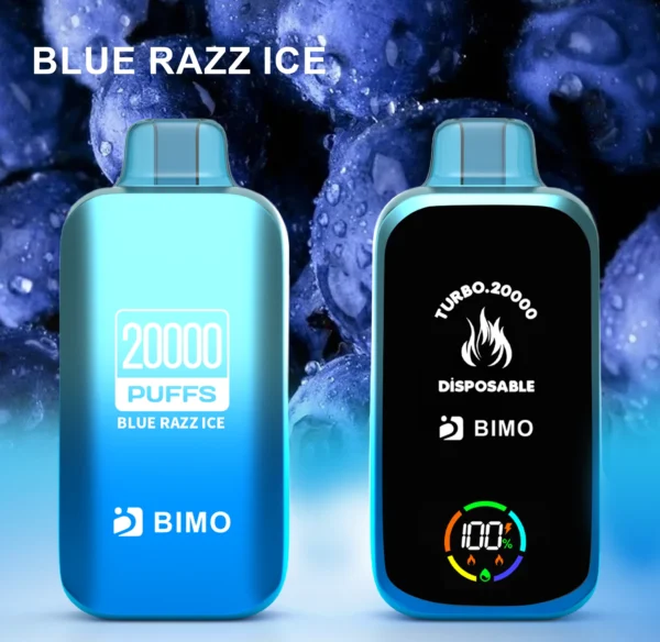 BIMO Turbo 20000 Puffs Full Screen 0% 2% 5% Låg nikotin uppladdningsbara engångsvapes Penna Bulk Köp Partihandel - HoldVape - 11