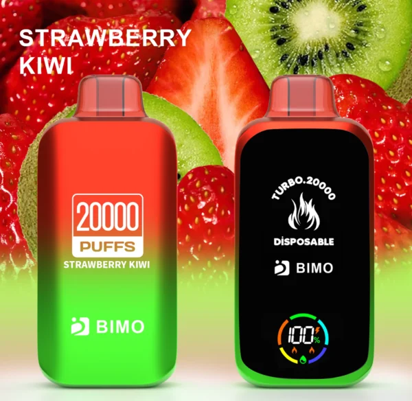 BIMO Turbo 20000 Puffs Helskärm 0% 2% 5% Låg nikotin uppladdningsbara engångsvapes Penna Bulk Köp Partihandel - HoldVape - 10