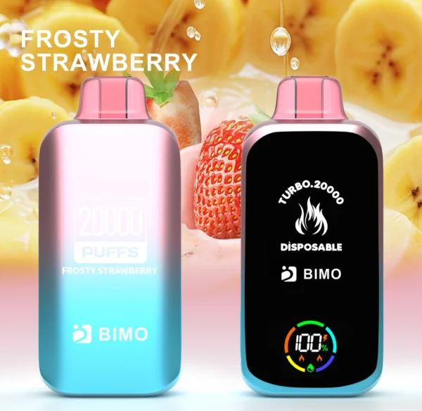 BIMO Turbo 20000 Puffs Full Screen 0% 2% 5% Låg nikotin uppladdningsbara engångsvapes Penna Bulk Köp Partihandel - HoldVape - 9