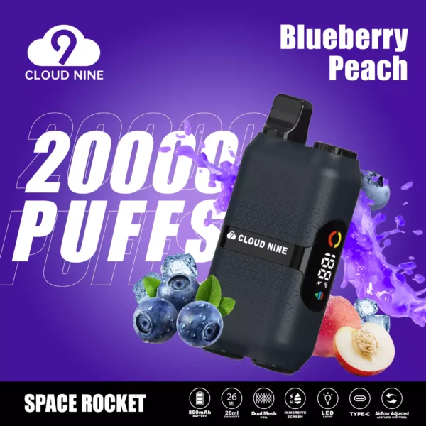 CLOUD NINE D33 20000 Puffs Dual Mesh Immersive Screen 5% Penna per vaporizzatori usa e getta ricaricabile a basso contenuto di nicotina all'ingrosso Acquista all'ingrosso - HoldVape - 3