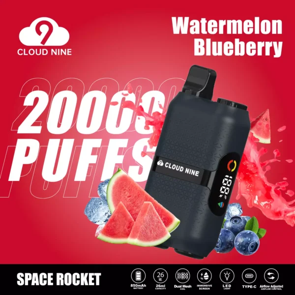 CLOUD NINE D33 20000 Puffs Dual Mesh Schermo immersivo 5% Penna per vaporizzatori usa e getta ricaricabile a basso contenuto di nicotina Bulk Acquista all'ingrosso - HoldVape - 9