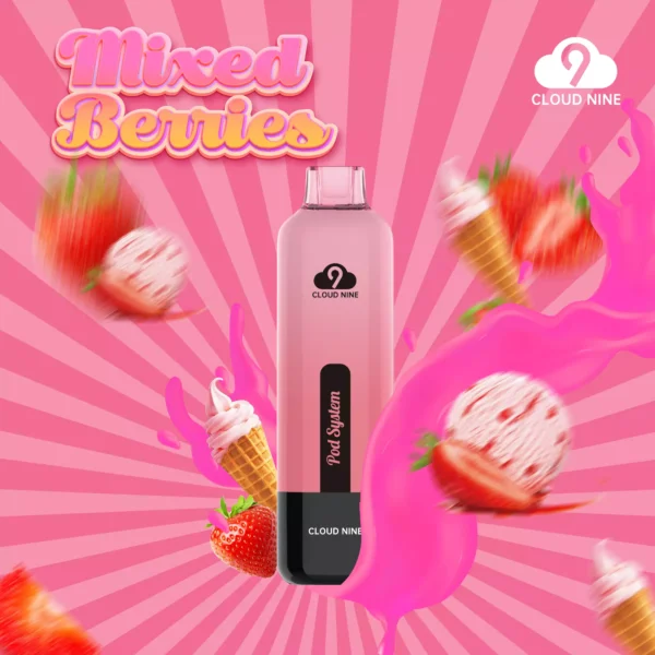 CLOUD NINE Q24 12000 Puffs Substituíveis 5% Baixa Nicotina Recarregável Vapes Canetas Descartáveis ​​Em Massa Comprar Atacado - HoldVape - 9