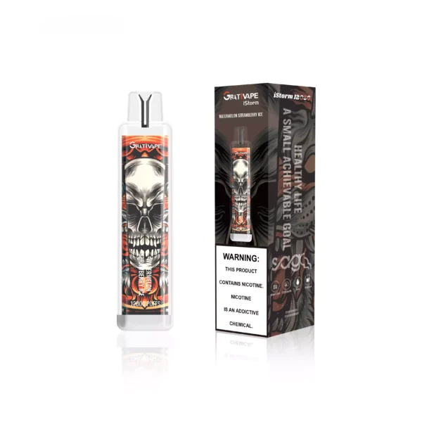 Grativape iStorm 12000 Puffs 0% 2% 3% 5% Caneta Vapes descartáveis ​​recarregáveis ​​com baixo teor de nicotina em massa Compre no atacado - HoldVape - 3